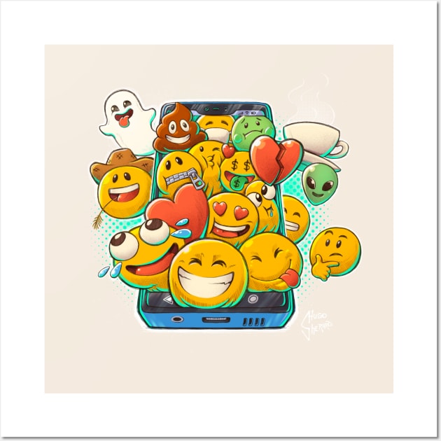 Emojis Wall Art by Hugo Gherard